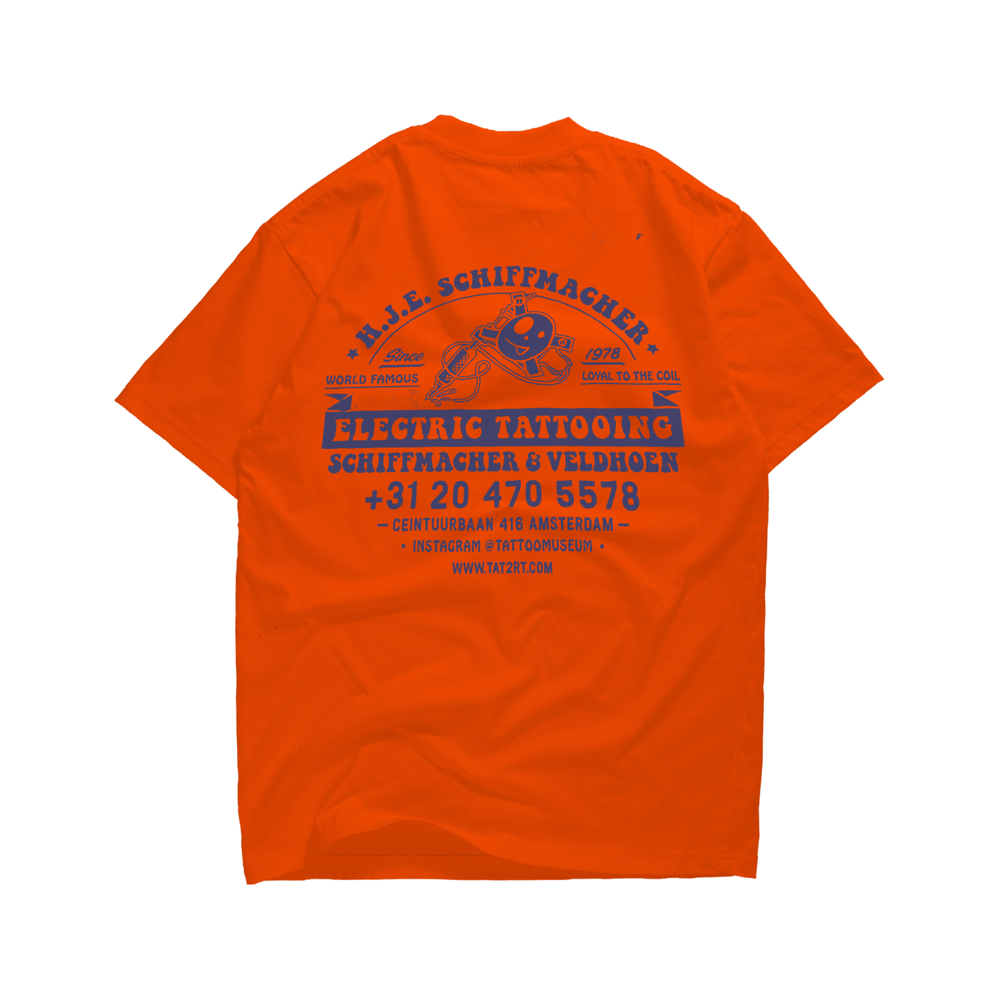 T-shirt Schiffmacher Electric Tattooing - Orange