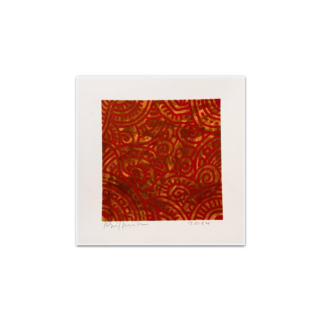 Schiffmacher's Original 'Another Pattern Study' - Artwork - Straight from the Basement Collection