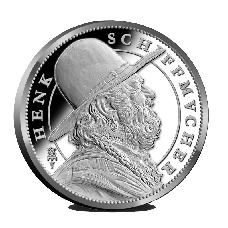 Henk Schiffmacher Medal in Coin Card
