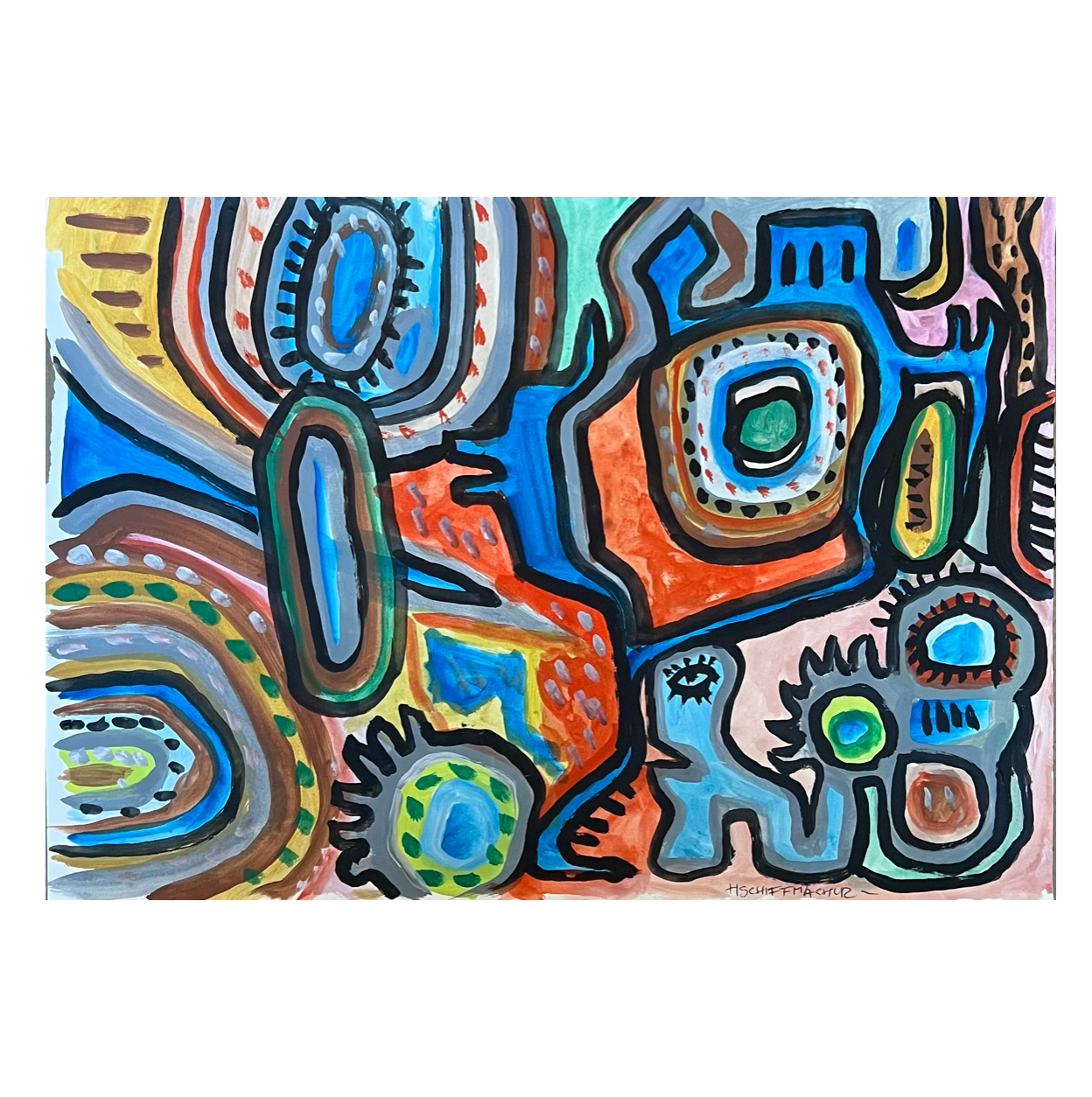 Schiffmacher's Original 'Studie Abstract' - Artwork - Straight from the Basement Collection