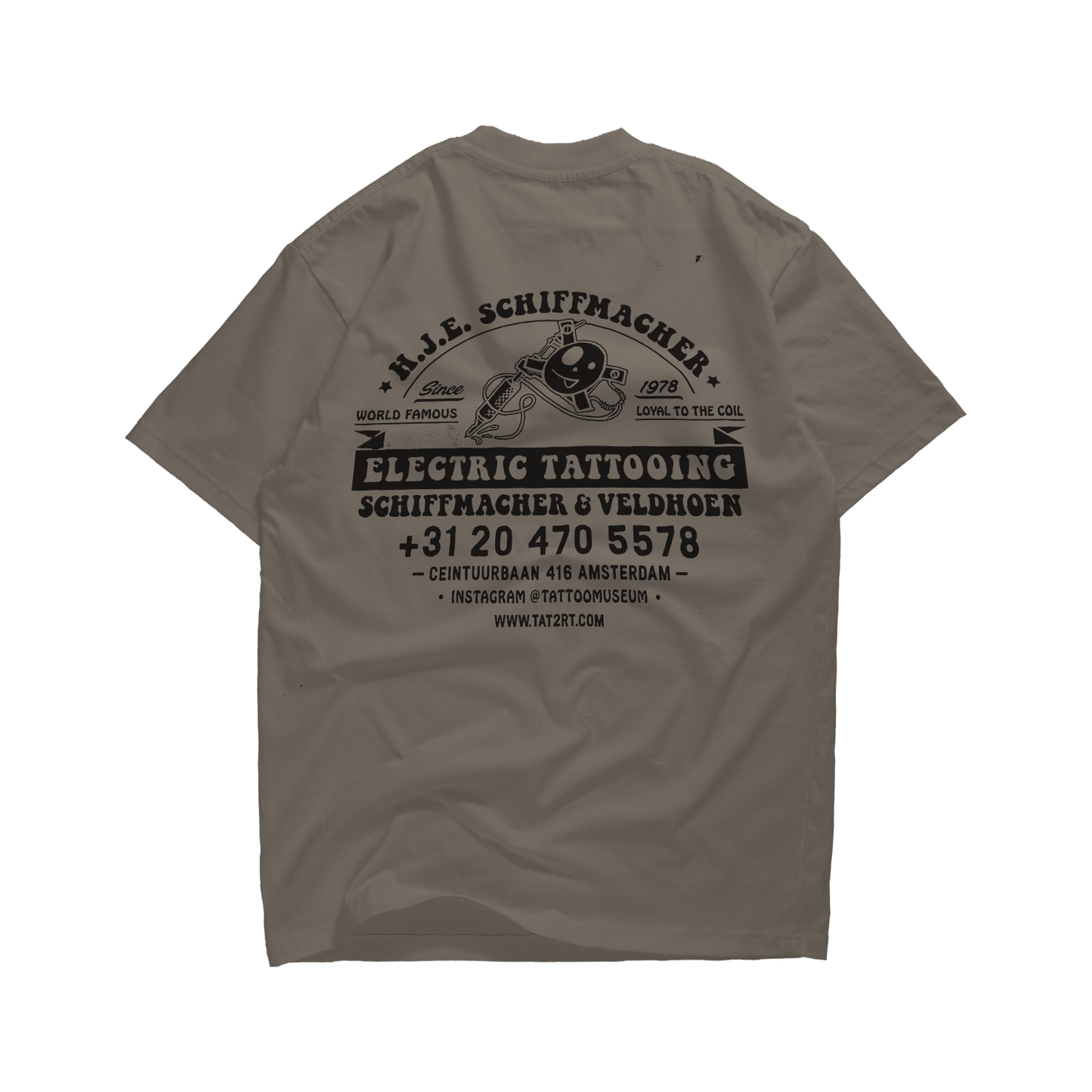 T-shirt Schiffmacher Electric Tattooing - Grey