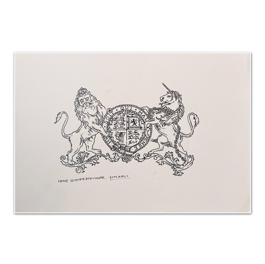 Schiffmacher's Original 'MMXXVI Lion & Horse' - Artwork - Straight from the Basement Collection