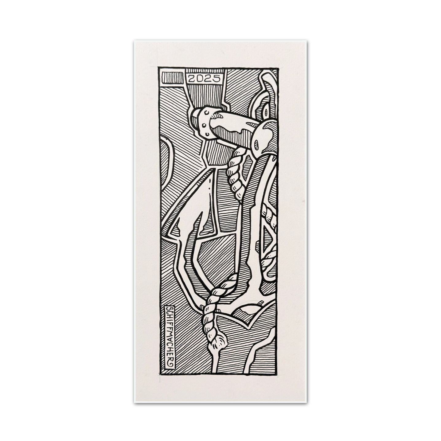Schiffmacher's Original 'Anchor Detail' - Artwork - Straight from the Basement Collection