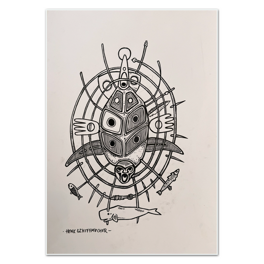Schiffmacher's Original 'Ocean Shield' - Artwork - Straight from the Basement Collection