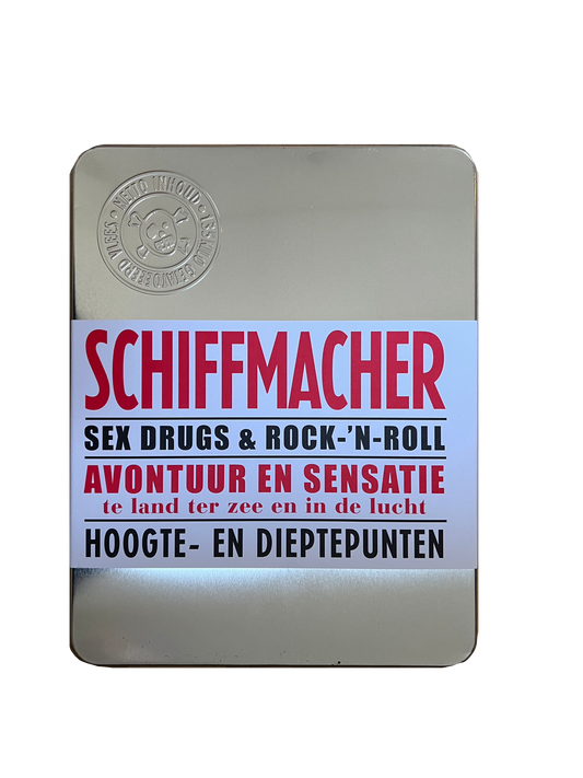 Sex Drugs & Rock 'N Roll "Avontuur en Sensatie" "Hoogte- en Dieptepunten" - Very Limited White Edition - Paperback Book with Metal Case