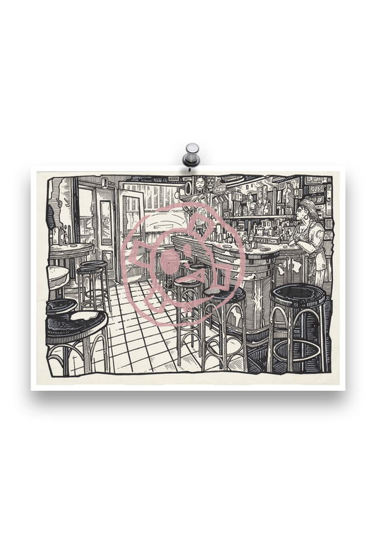 Schiffmacher's 'Café De Blauwe Druif' Post Cards (10pcs)