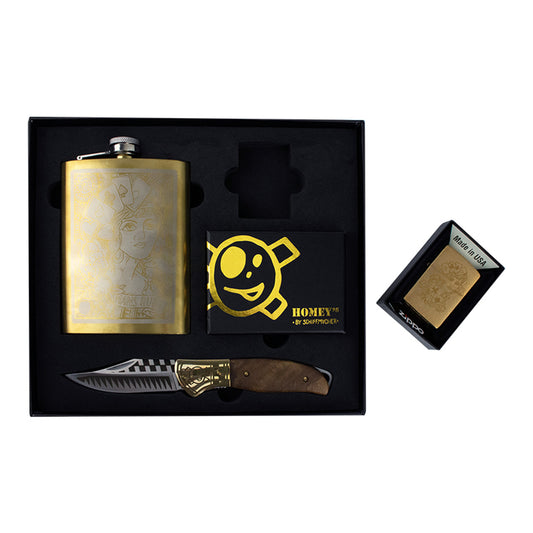 Outdoor Giftset Man's Ruin - Homey's & Schiffmacher + Zippo