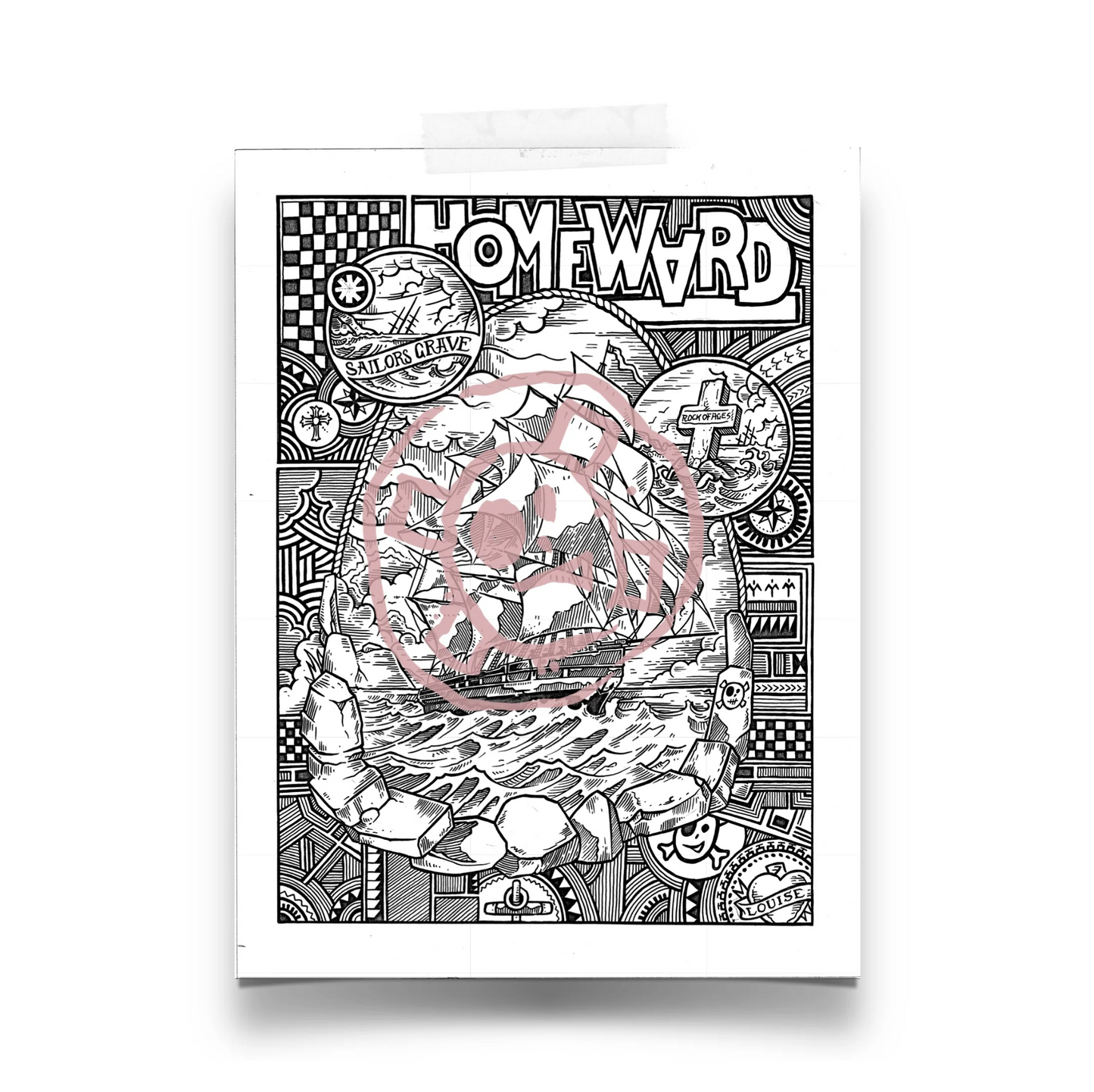 Schiffmacher's 'Homeward Ship' Poster